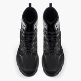 Casual Leather Chunky Boots Skull of Giant Octopus