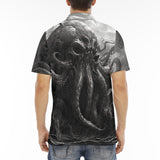 Men's Polo Shirt Skull of Giant Octopus