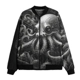 Bomber Jacket Futuristic Octopus