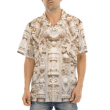 Hawaiian Shirt Embroidered Neoclassical Sculptures