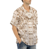 Hawaiian Shirt Embroidered Neoclassical Sculptures