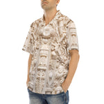 Hawaiian Shirt Embroidered Neoclassical Sculptures