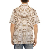 Hawaiian Shirt Embroidered Neoclassical Sculptures