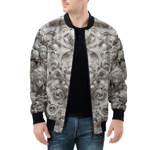 Bomber Jacket Marble Sculptures