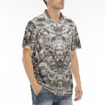 Men's Polo Shirt Marble Sculptures