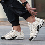 Air Cushion Sneakers White Marble Relief Art Print