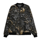 Bomber Jacket Embossed Bronze Art Print