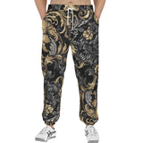 Men's Sweatpants Embossed Rococo Art Print