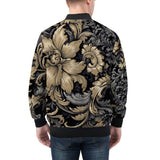 Bomber Jacket Embossed Rococo Art Print