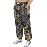 Men's Sweatpants Embossed Rococo Art Print