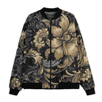 Bomber Jacket Embossed Rococo Art Print