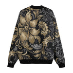 Bomber Jacket Embossed Rococo Art Print