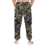 Men's Sweatpants Embossed Rococo Art Print