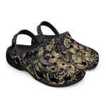 Classic Clogs Embossed Rococo Art Print