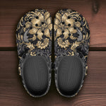 Classic Clogs Embossed Rococo Art Print