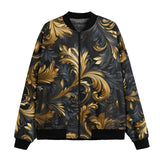 Bomber Jacket Golden Relief Art Print