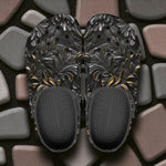 Classic Clogs Black Metal Embossed Art Print