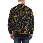 Bomber Jacket Bronze Embossed Art Print