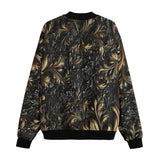 Bomber Jacket Bronze Embossed Art Print