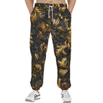 Men's Sweatpants Golden Embossed Art Print