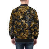 Bomber Jacket Golden Embossed Art Print