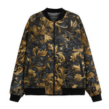 Bomber Jacket Golden Embossed Art Print