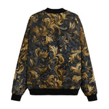 Bomber Jacket Golden Embossed Art Print