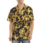 Hawaiian Shirt Embossed Golden Art Print