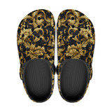 Classic Clogs Embossed Golden Art Print