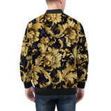 Bomber Jacket Embossed Golden Art Print