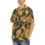 Hawaiian Shirt Embossed Golden Art Print