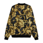 Bomber Jacket Embossed Golden Art Print