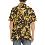 Hawaiian Shirt Embossed Golden Art Print