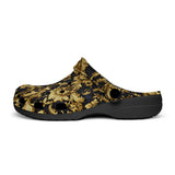 Classic Clogs Embossed Golden Art Print