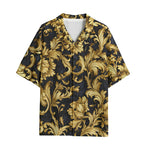 Hawaiian Shirt Embossed Golden Art Print