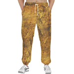 Men's Sweatpants Bronze Plate Textured Canvas