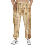 Men's Sweatpants Sketches and Drawings Paper Map