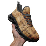 Sports Sneakers Sketches and Drawings Paper Map