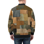 Bomber Jacket Camouflage Patchwork