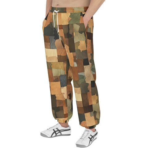 Men's Sweatpants Camouflage Patchwork