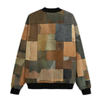 Bomber Jacket Camouflage Patchwork