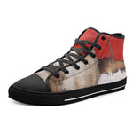 High-Top Canvas Shoes Modern Art Abstraction