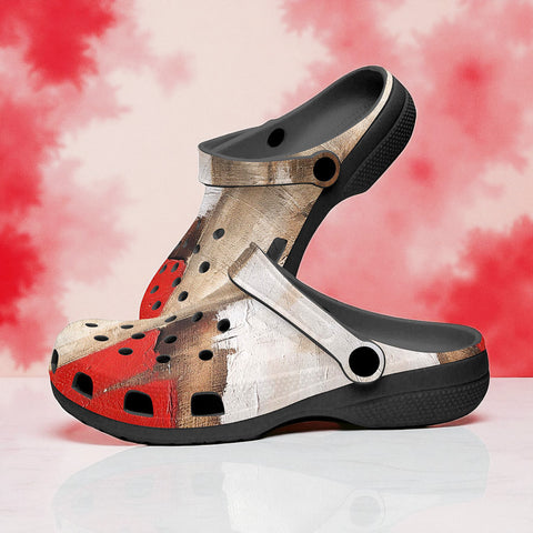 Classic Clogs Modern Art Abstraction