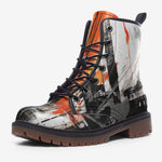 Leather Boots Modern Art Abstraction