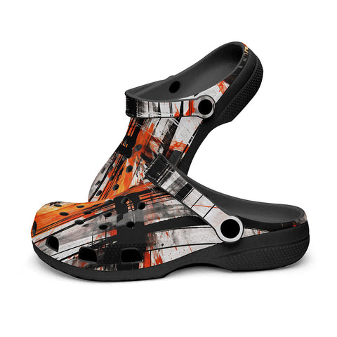 Classic Clogs Modern Art Abstraction