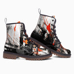 Leather Boots Modern Art Abstraction