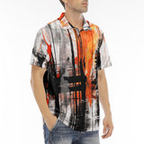 Men's Polo Shirt Modern Art Abstraction