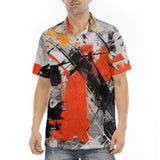 Men's Polo Shirt Modern Art Abstraction