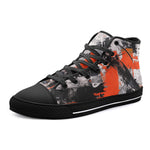 High-Top Canvas Shoes Modern Art Abstraction