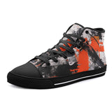 High-Top Canvas Shoes Modern Art Abstraction